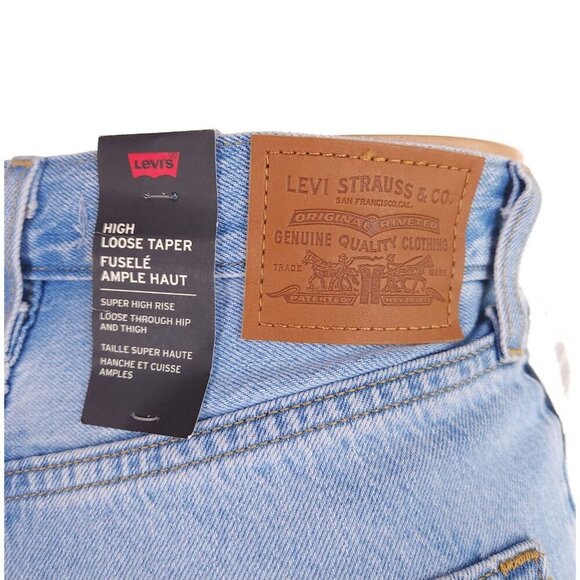 Levi's High Loose Taper Jeans Size 26 Way Out Tencel NWT $118 - Picture 8 of 16